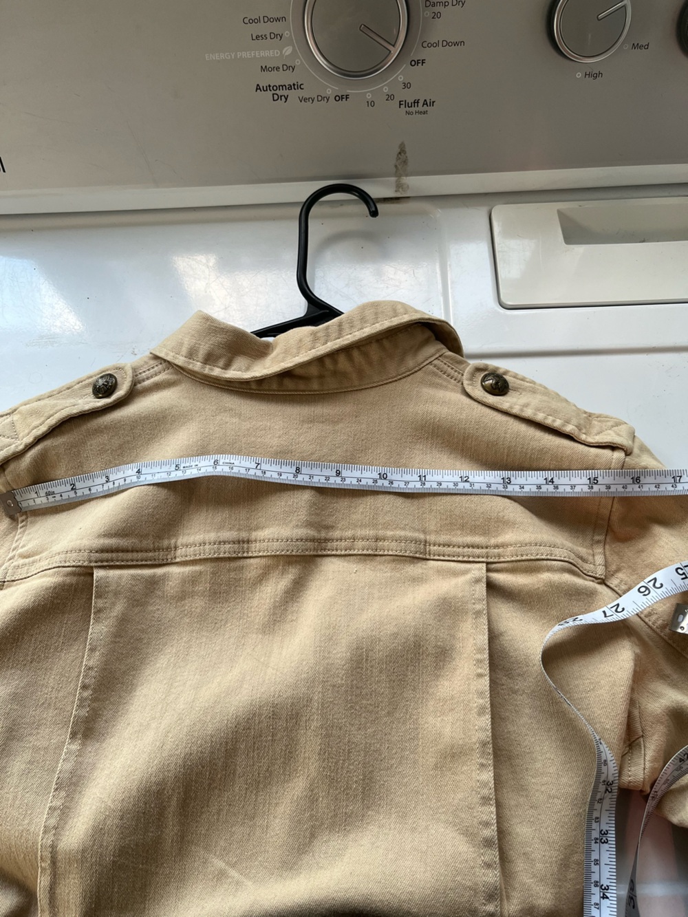Lauren Ralph Lauren Khaki Utility Jacket with Tie Waist - Picture 10 of 12